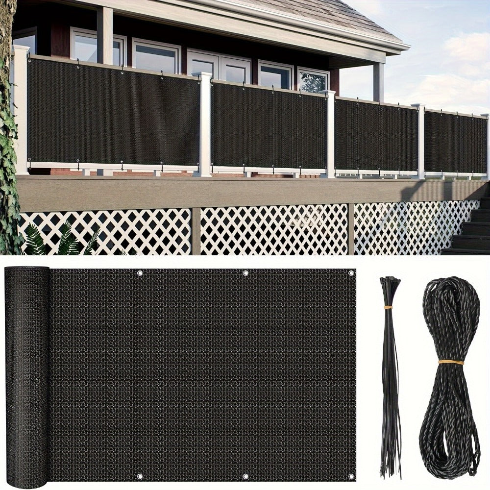 HDPE Privacy Screen Fence with Added Privacy and Reinforced Corners for Patio detail image - detail view 3