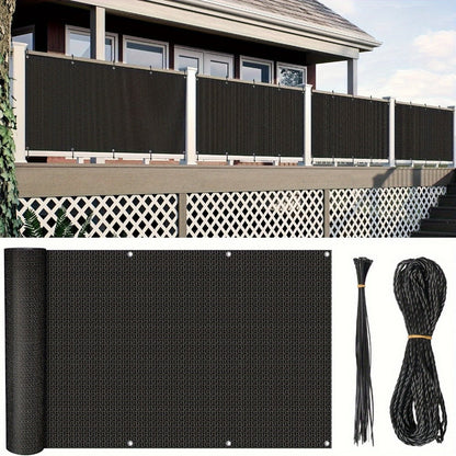 HDPE Privacy Screen Fence with Added Privacy and Reinforced Corners for Patio detail image - detail view 3