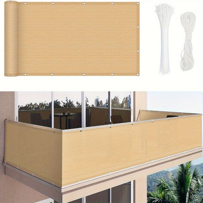 HDPE Privacy Screen Fence with Added Privacy and Reinforced Corners for Patio detail image - detail view 7