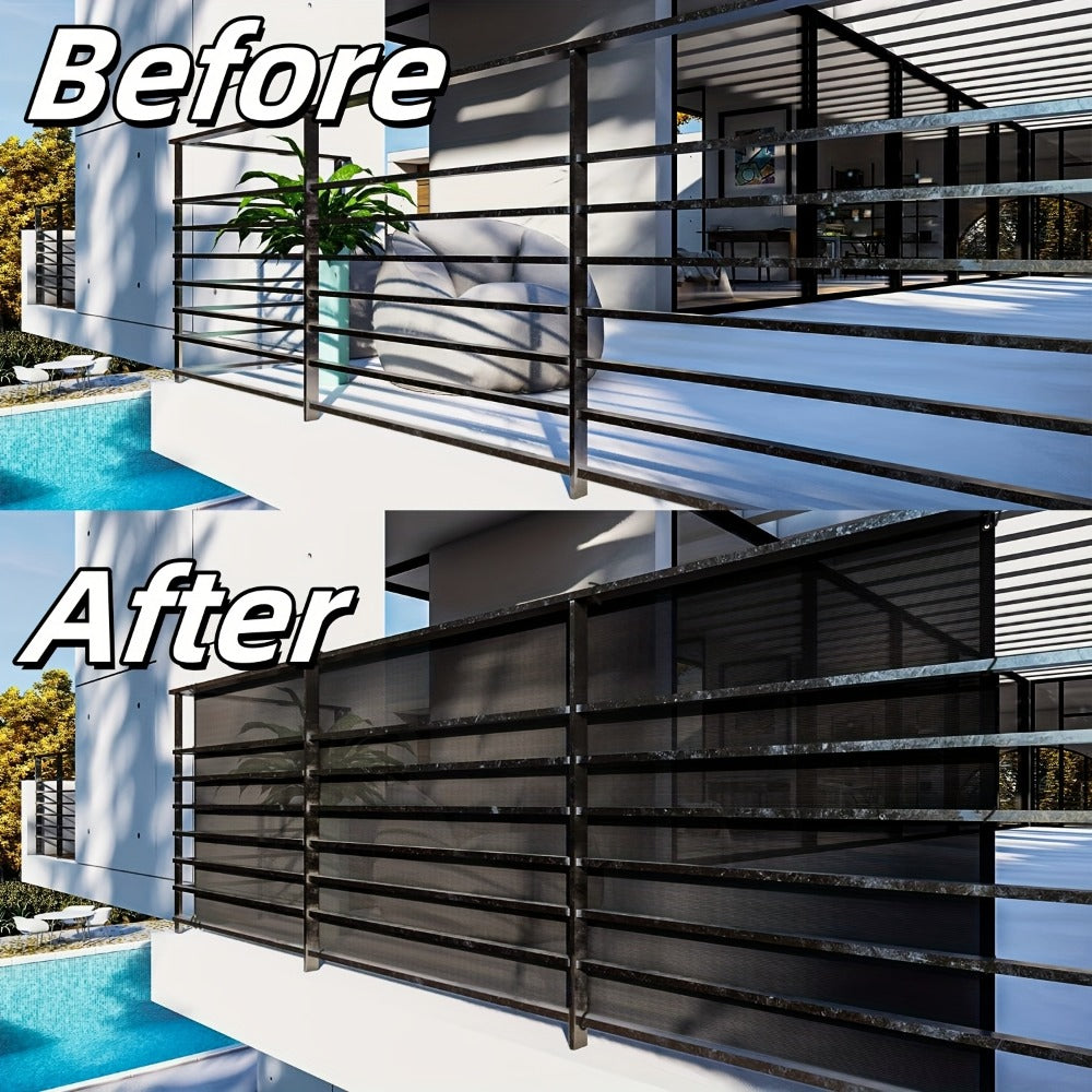 HDPE Privacy Screen Fence with Added Privacy and Reinforced Corners for Patio detail image - detail view 8
