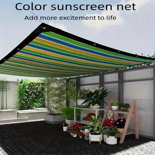 Shade Cloth, Multicolor HDPE 85% Sunblock UV & Heat Resistant Rectangle - Reinforced shown in the main product view