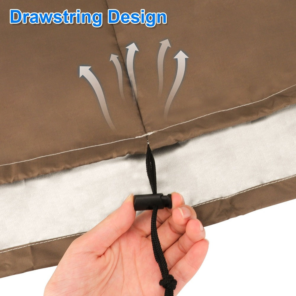 Heavy-Duty Fabric Patio Furniture Cover with Waterproof Protection and Dustproof Cover detail image - detail view 3