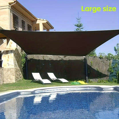 Heavy-Duty HDPE Outdoor Sun Shade Sail with UV Protection and Reinforced Corners for Patio detail image - detail view 4