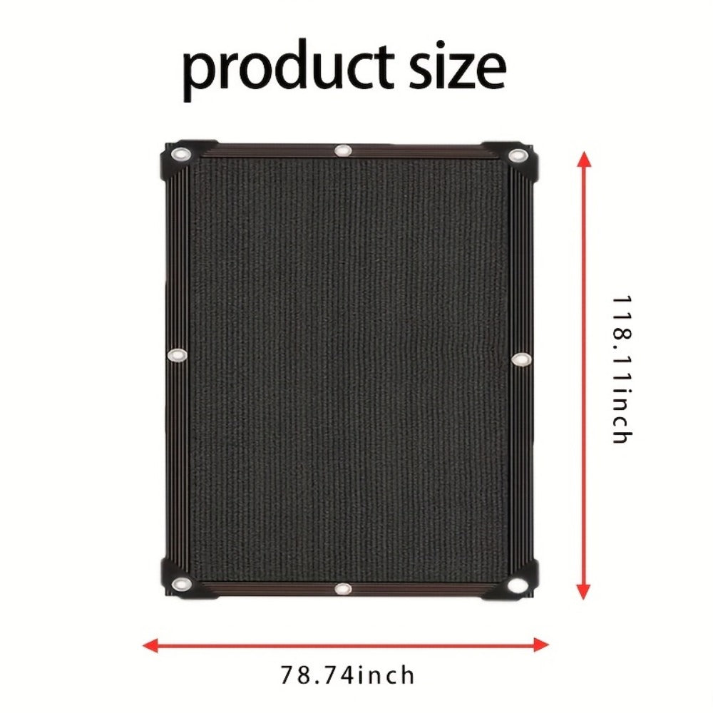 Heavy-Duty HDPE Outdoor Sun Shade Sail with UV Protection and Reinforced Corners for Patio detail image - detail view 5