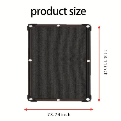 Heavy-Duty HDPE Outdoor Sun Shade Sail with UV Protection and Reinforced Corners for Patio detail image - detail view 5