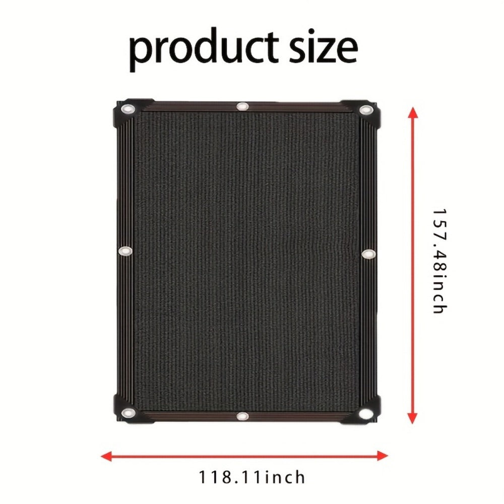 Heavy-Duty HDPE Outdoor Sun Shade Sail with UV Protection and Reinforced Corners for Patio detail image - detail view 7