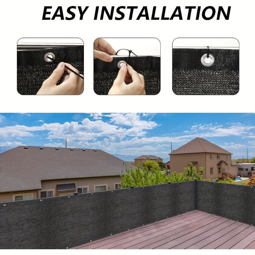 Heavy-Duty HDPE Privacy Screen Fence with Added Privacy and UV Protection detail image - detail view 14