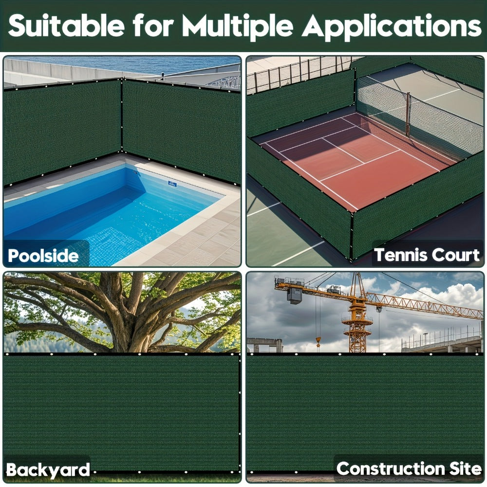 Heavy-Duty HDPE Privacy Screen with Added Privacy and Multiple Color Options detail image - detail view 16