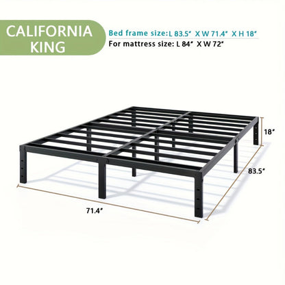Heavy-Duty Metal Bed Frame with No Box Spring Needed for Bedroom detail image - detail view 26