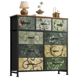 9 drawers