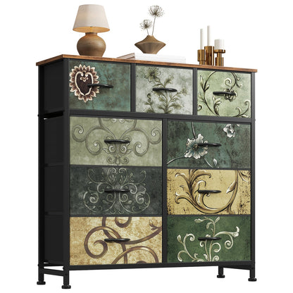 Dressers and Chests shown in the 9 drawers option