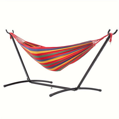 Hammock Stand shown in the Red option