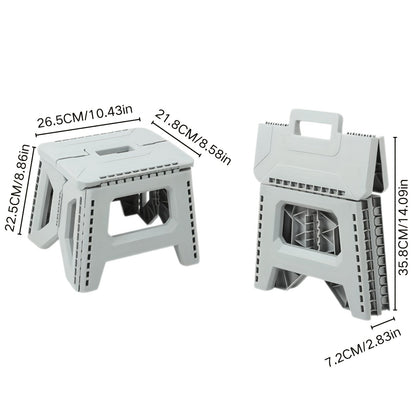 Folding Stool shown in the Gray option
