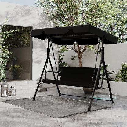 Porch Swing Set shown in the Black option
