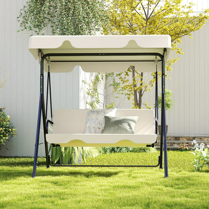 Porch Swing shown in the Beige Color option