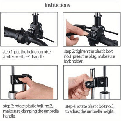 Heavy-Duty Umbrella Holder with Tool-Free Assembly for Patio detail image - detail view 6