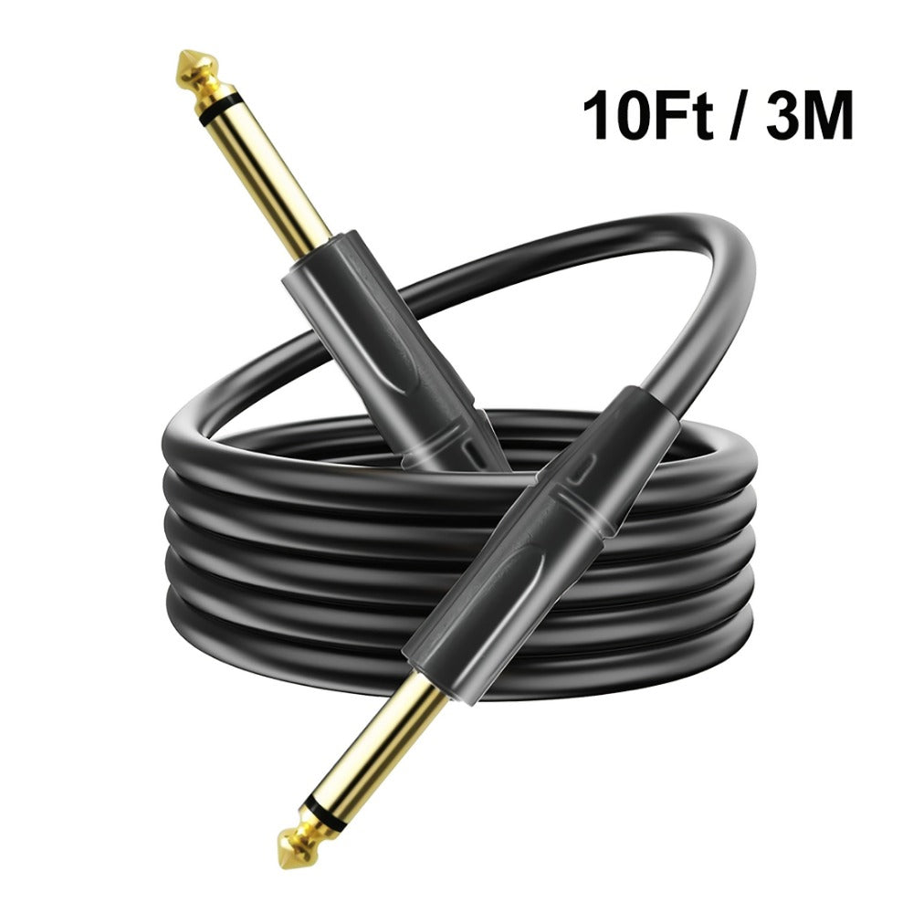 Instrument Cable, 20ft, 10ft, Pro, Audio, Guitar for Connecting Instruments detail image - detail view 5