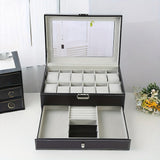 12 Slot Double Layer Watch Box