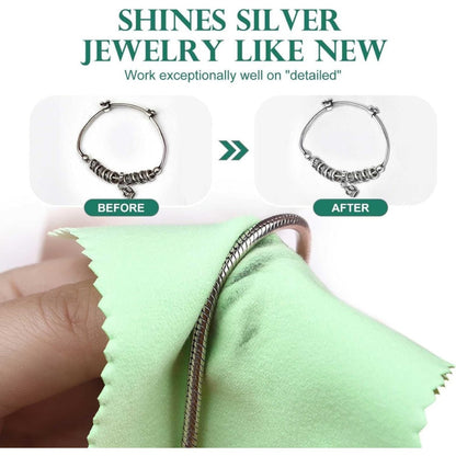 Jewelry Cleaner - Solution 8 fl oz Gold, Silver & Platinum Dip with Cleaning Brush, Strainer - product detail view 8