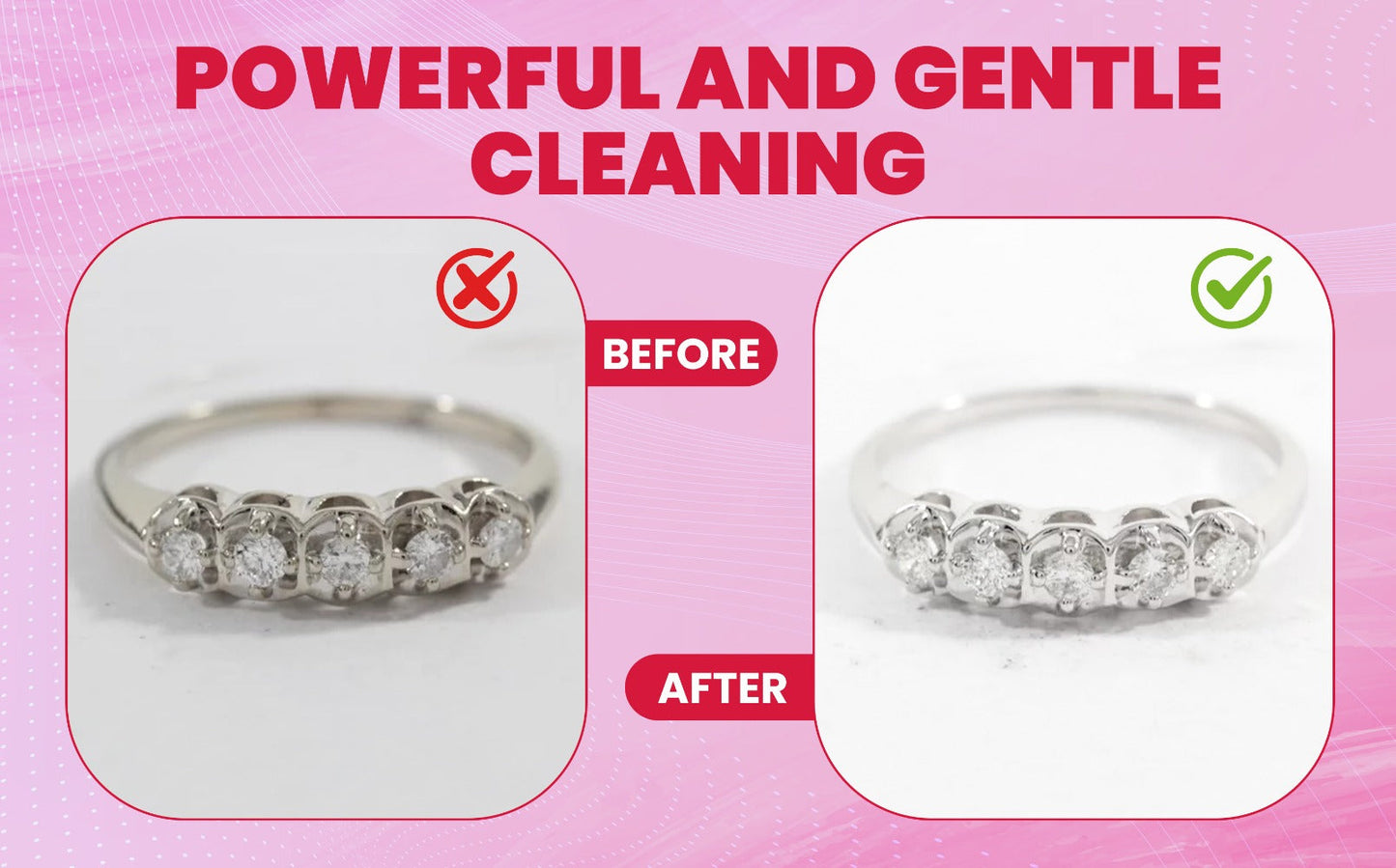 Jewelry Cleaner - Solution 8 fl oz Gold, Silver & Platinum Dip with Cleaning Brush, Strainer - product detail view 12