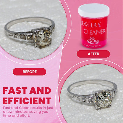 Jewelry Cleaner - Solution 8 fl oz Gold, Silver & Platinum Dip with Cleaning Brush, Strainer - product detail view 16