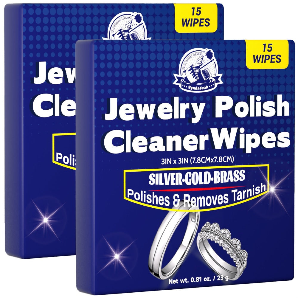 Jewelry Cleaning Cloth - Polishing 15 Wipes Premium Microfiber Sheets for Gold, Silver, Rings - product detail view 5