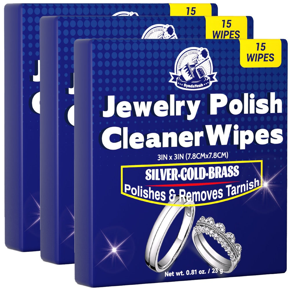 Jewelry Cleaning Cloth - Polishing 15 Wipes Premium Microfiber Sheets for Gold, Silver, Rings - product detail view 7