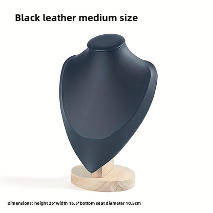 Jewelry Display Stand - Mannequin Neck Portrait Necklace Holder for Home, Boutique & Trade Show - product detail view 27