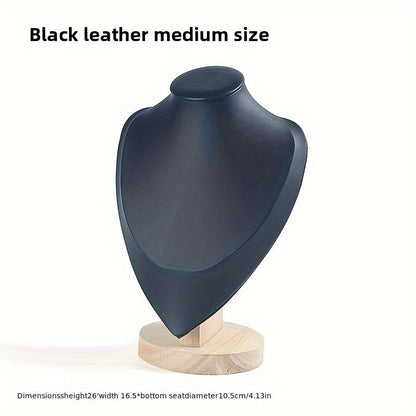 Jewelry Display Stand - Mannequin Neck Portrait Necklace Holder for Home, Boutique & Trade Show - product detail view 28