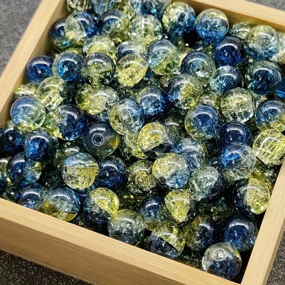 Jewelry Making Beads - Crackle Stone 399 Pcs Set 10mm Assorted Multicolor Round for , Bracelets - product detail view 8