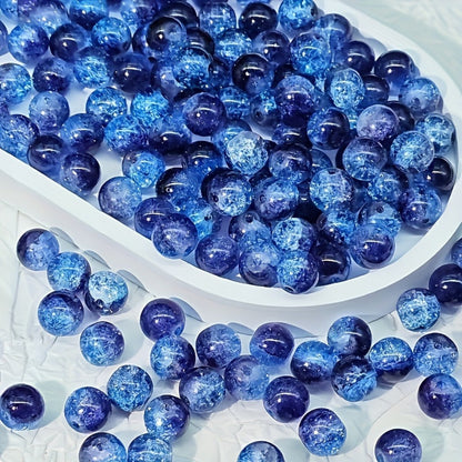 Jewelry Making Beads - Crackle Stone 399 Pcs Set 10mm Assorted Multicolor Round for , Bracelets - product detail view 11