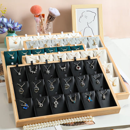 Jewelry Organizer - Tray Stackable 18 Compartments Velvet Drawer Insert Divider for Earrings - main product view