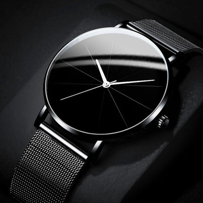 Jewelry Set with Watch - Men's Quartz & Bracelet | 4-Piece Elegant Gift with Alloy Case, Round Dial - product detail view 14