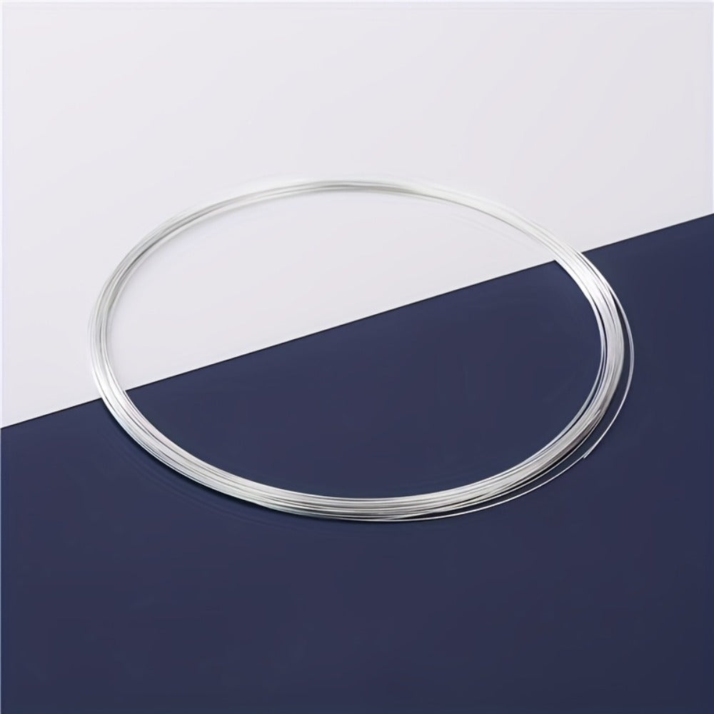 Jewelry Wire - Silver for Making Handcrafted Braiding , Thin Craft DIY Beading Wrapping - product detail view 5