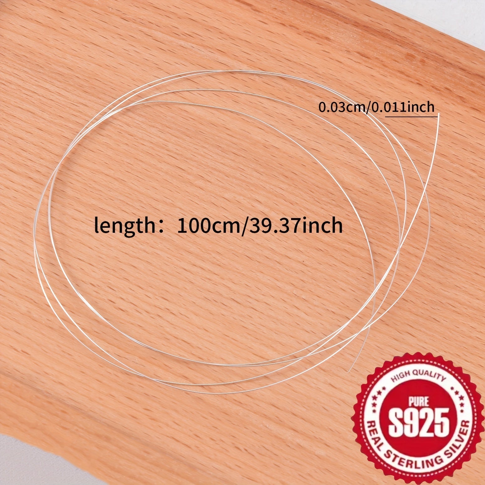Jewelry Wire - Silver for Making Handcrafted Braiding , Thin Craft DIY Beading Wrapping - product detail view 6