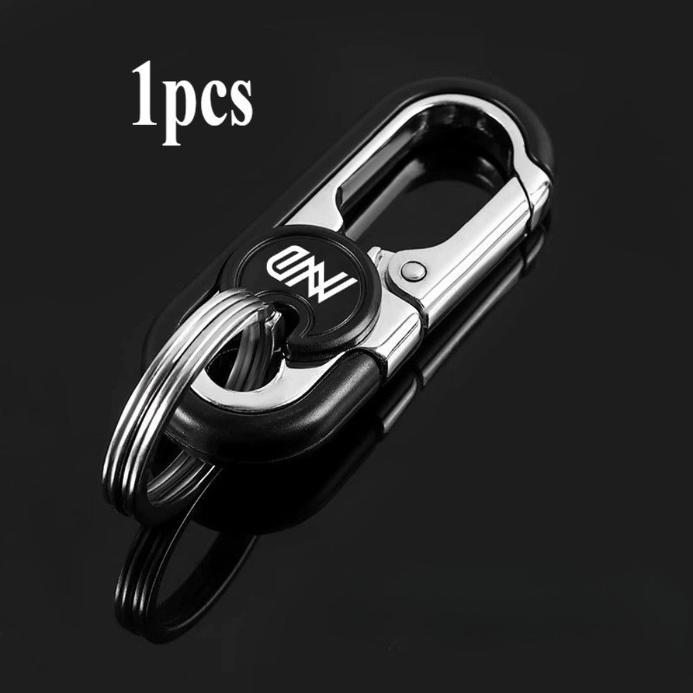 Keychain - Belt Men Metal Alloy Heavy Duty Waist Hanging Key Clip EDC Belt Loop Key - product detail view 2