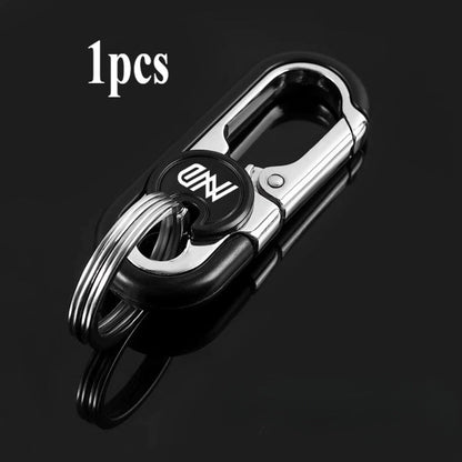 Keychain - Belt Men Metal Alloy Heavy Duty Waist Hanging Key Clip EDC Belt Loop Key - product detail view 2