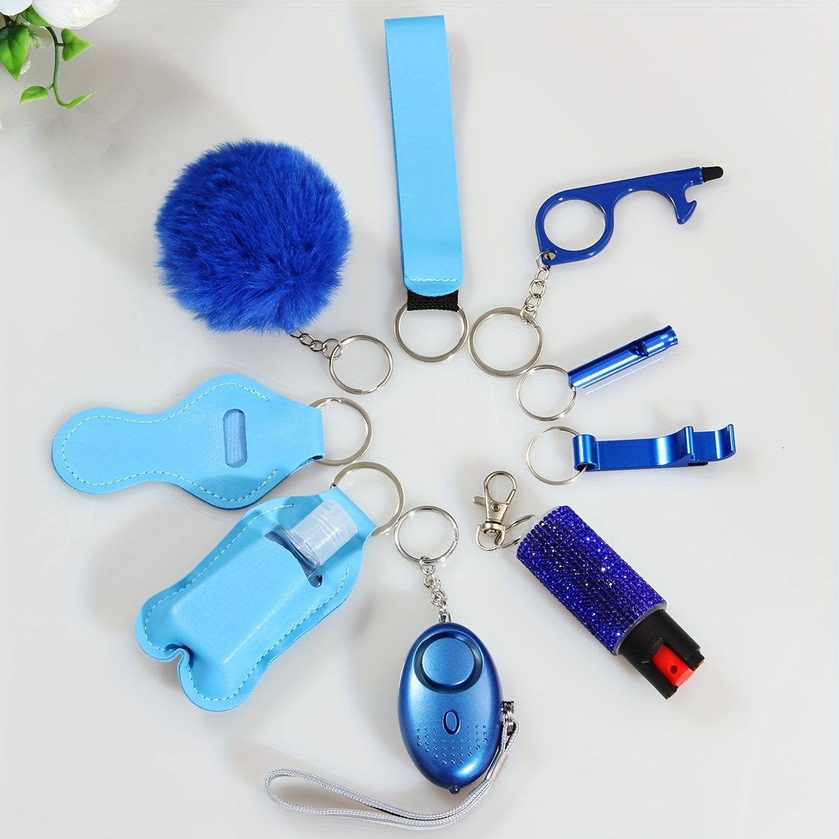 Keychain - Personal Alarm Full Set for Women Men Loud Safety Siren & Emergency - product detail view 13