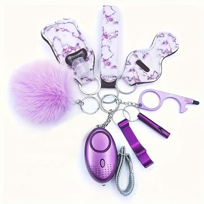 Keychain - Personal Alarm Set 130dB Emergency Siren 10-Piece Women's Self Defense - main product view