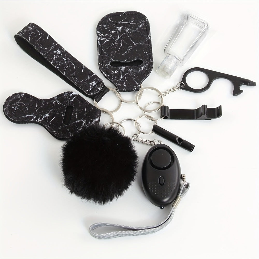 Keychain - Personal Alarm Set 130dB Emergency Siren 10-Piece Women's Self Defense - product detail view 4
