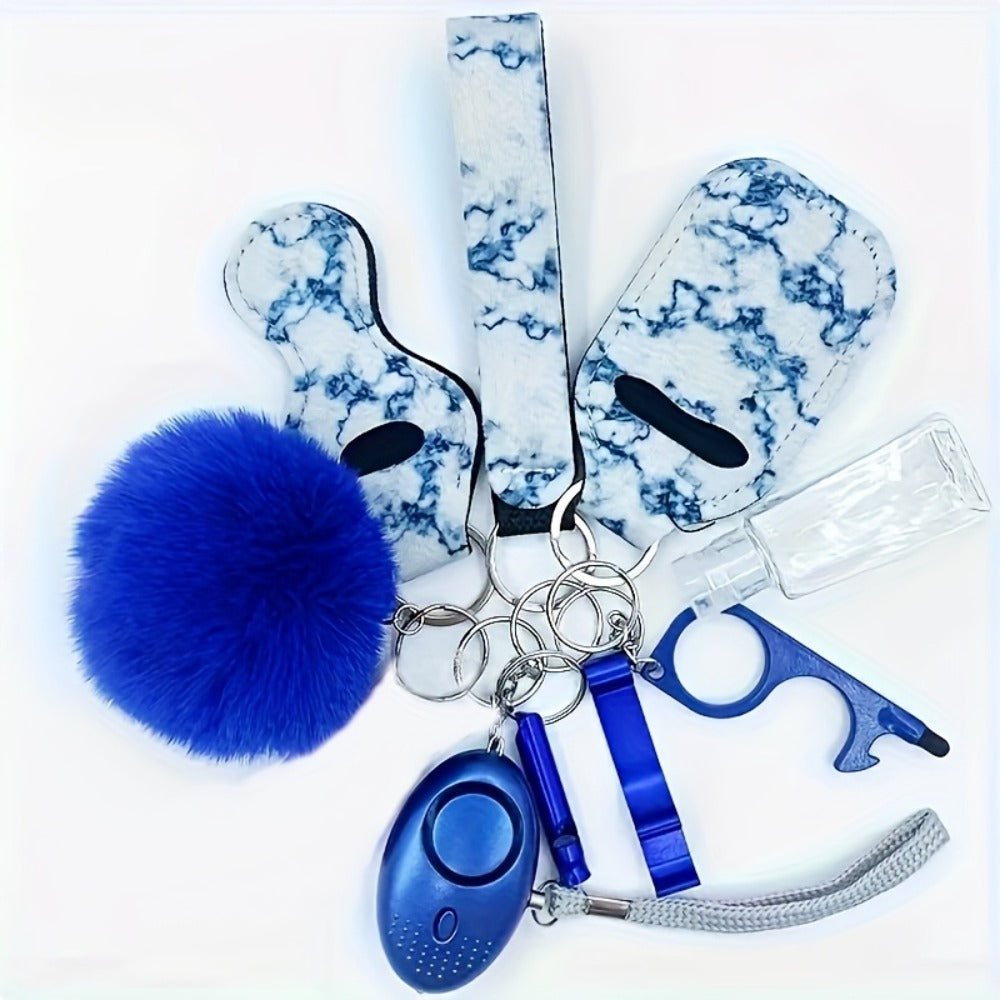 Keychain - Personal Alarm Set 130dB Emergency Siren 10-Piece Women's Self Defense - product detail view 8