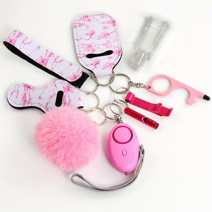 Keychain - Personal Alarm Set 130dB Emergency Siren 10-Piece Women's Self Defense - product detail view 13