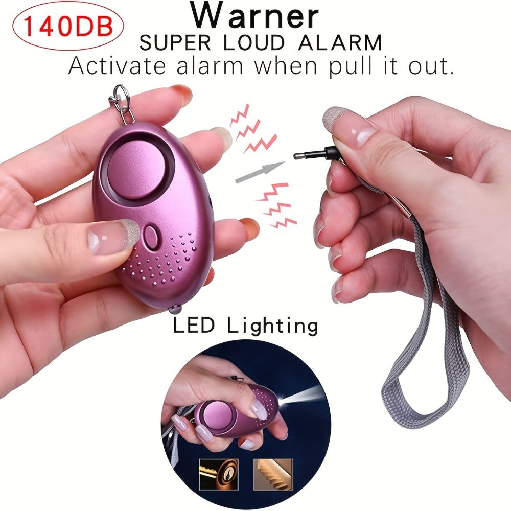 Keychain - Safety Set Women 9pcs Self Defense Gift Box Personal Alarm Pom-Pom - product detail view 3