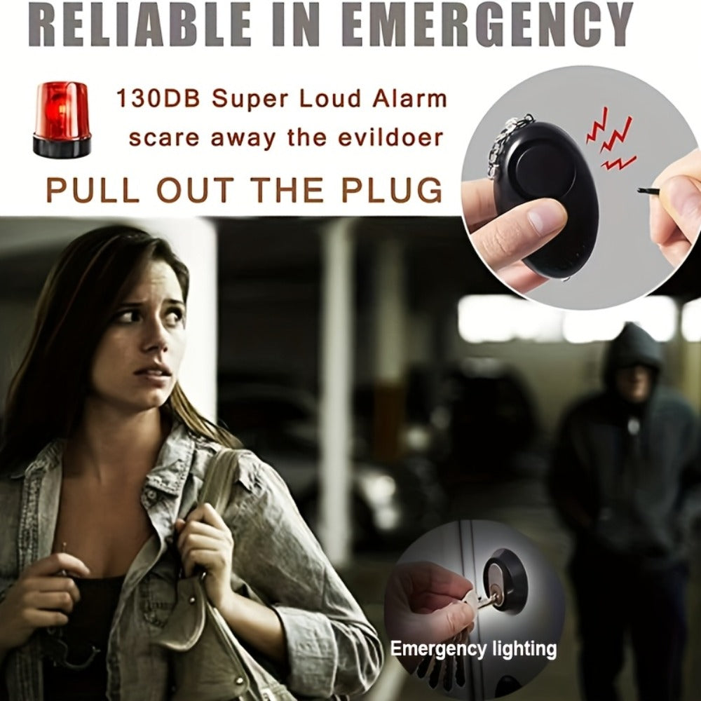 Keychain - Safety Set Women 9pcs Self Defense Gift Box Personal Alarm Pom-Pom - product detail view 5