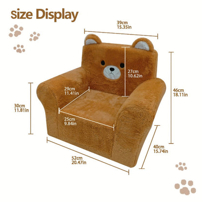 Kids Convertible Sofa Chair with Washable Cover, Kids Flip-Out Chair detail image - detail view 18