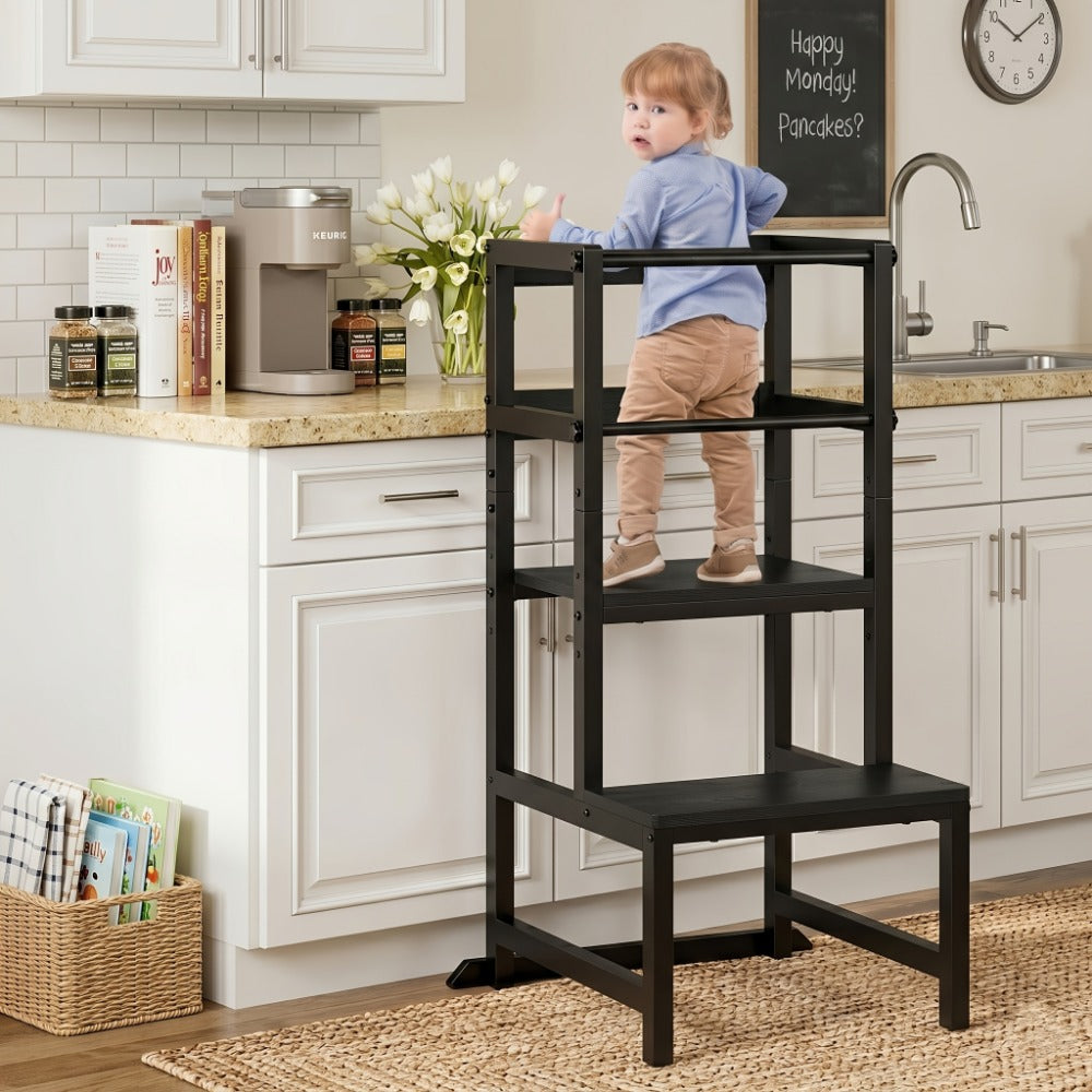 Kids Learning Tower with Adjustable Height for Practical Everyday Home Use in Kids' Room detail image - detail view 4