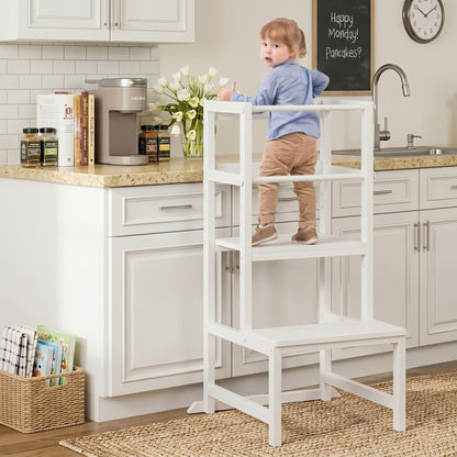 Kids Learning Tower shown in the White option