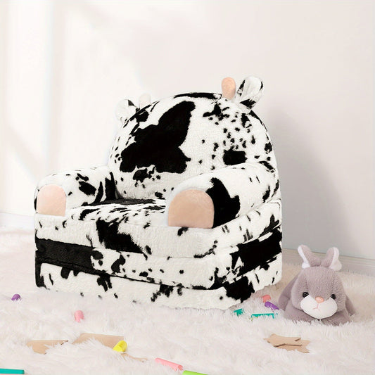 Kids Recliner Chair shown in the Milk Cow option