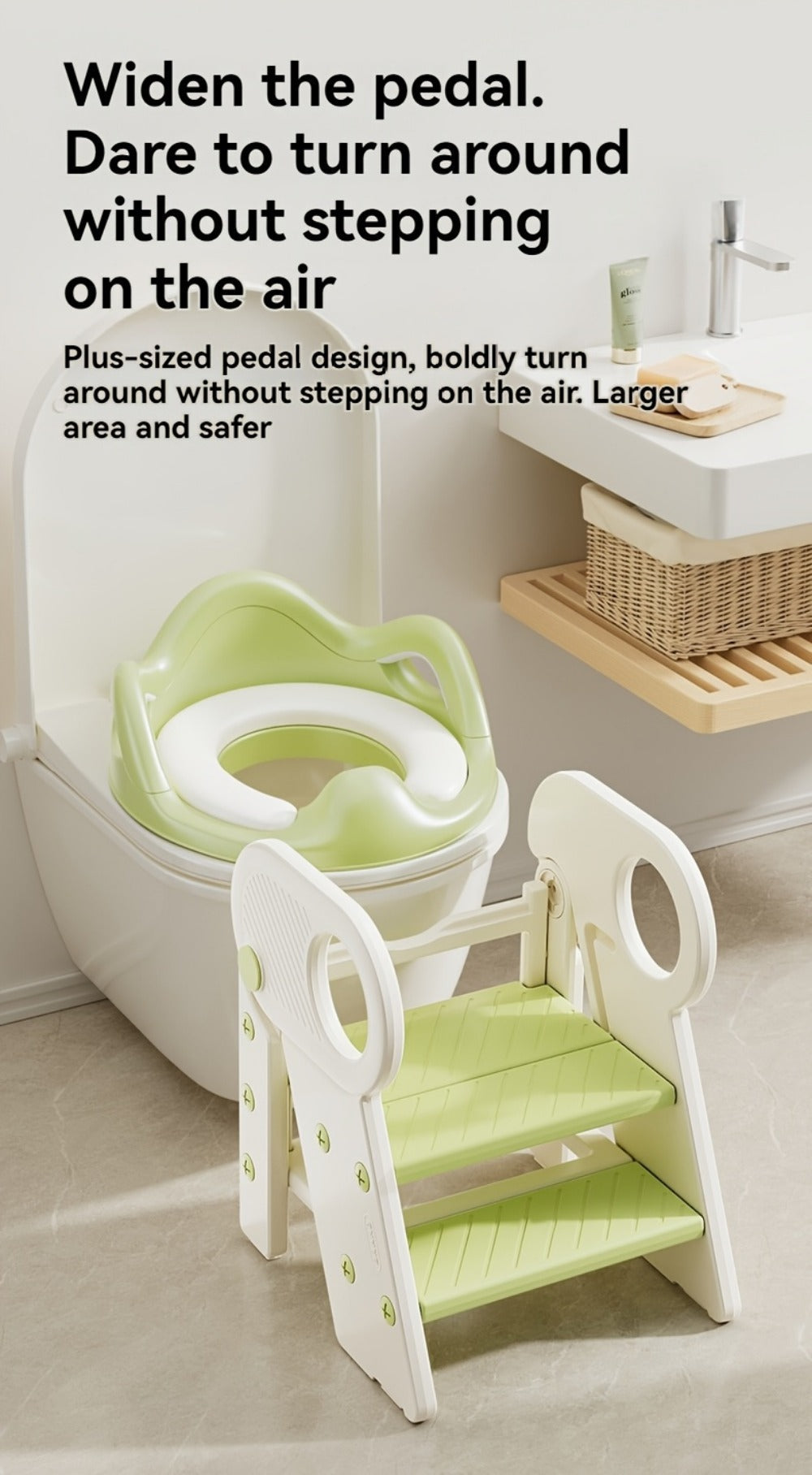 Kids Step Stool with Adjustable Height for Comfortable Everyday Seating in Kids' Room detail image - detail view 20