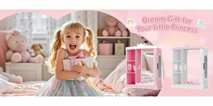 Kids Wardrobe with Open Shelves and Multiple Color Options for Kids' Room detail image - detail view 18